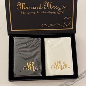 Mr. and Mrs. Passport Holders Set